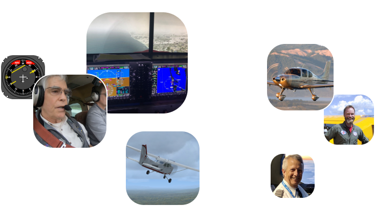 Aviation training community collage